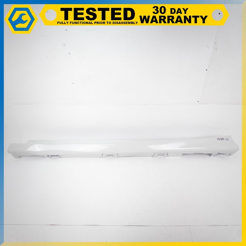18-22 HONDA ACCORD LEFT LOWER SKIRT ROCKER MOLDING PANEL PLATINUM WHITE OEM