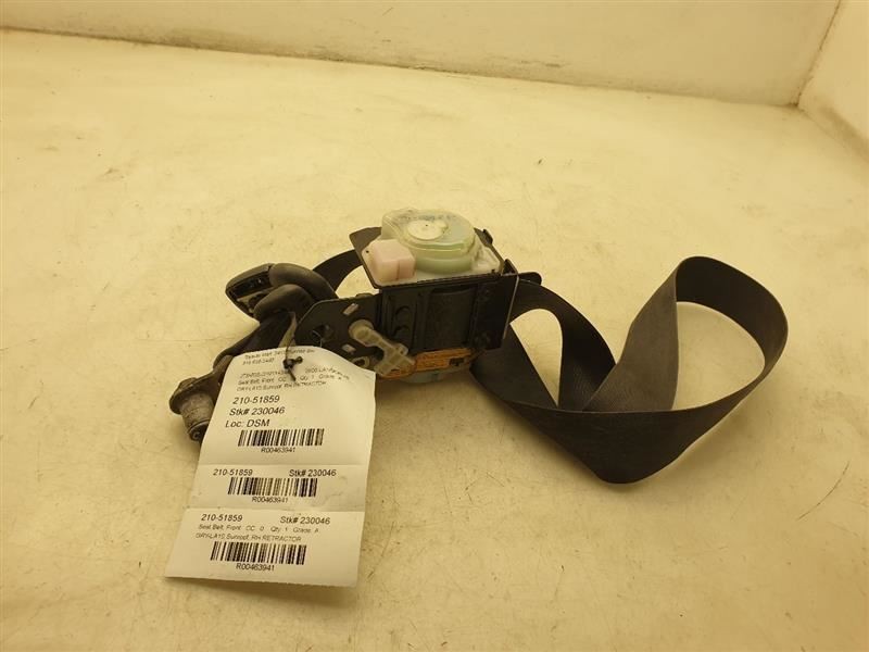 98 99 00 01 02 LEXUS LX470 PASSENGER SIDE FRONT SEAT BELT ASSEMBLY