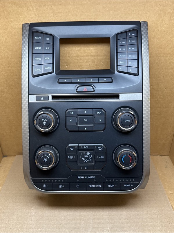 15-17 Ford Expedition Radio Climate Temperature Control Panel FL1T-18A802-AKSMQI