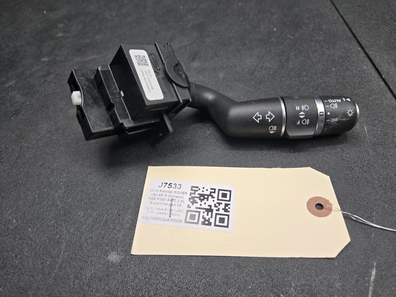 Steering Column Turn Signal Switch 2018 Range Rover Velar J8A2-3F972-AB 19 - 22