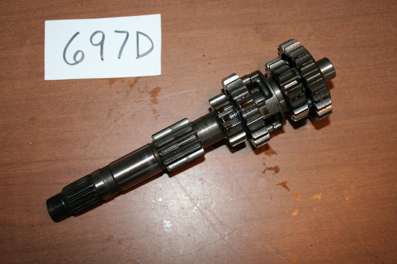 1986 Honda TRX 200SX Transmision Gears Mainshaft Cluster OEM 86 A