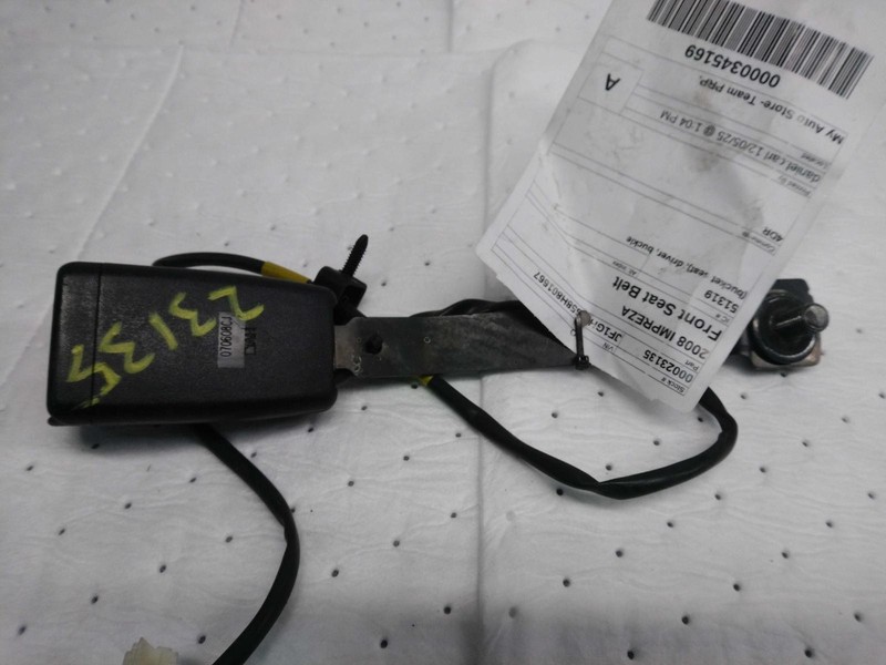 2008 Subaru Impreza OEM Silver Seat Belt 4DR, Used, 96K Miles, Warranty