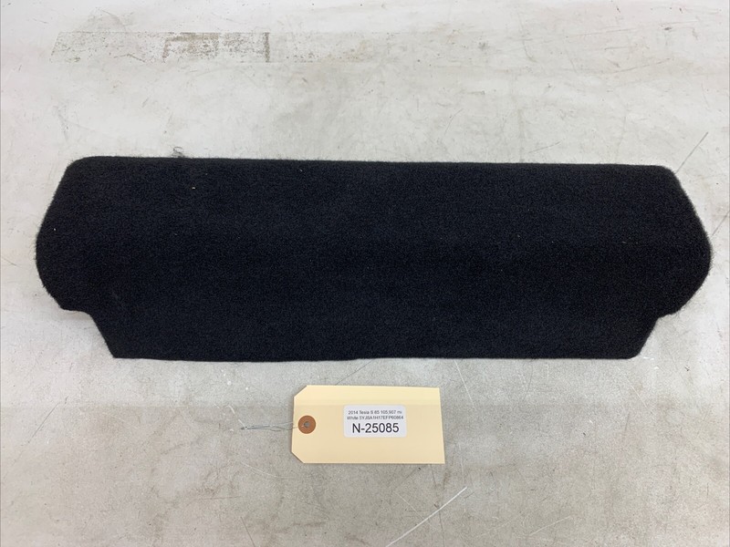 ⚡️12-16 Tesla Model S FRONT TRUNK CARPET UPPER REAR TRIM 1007326-00-F 25085 B115