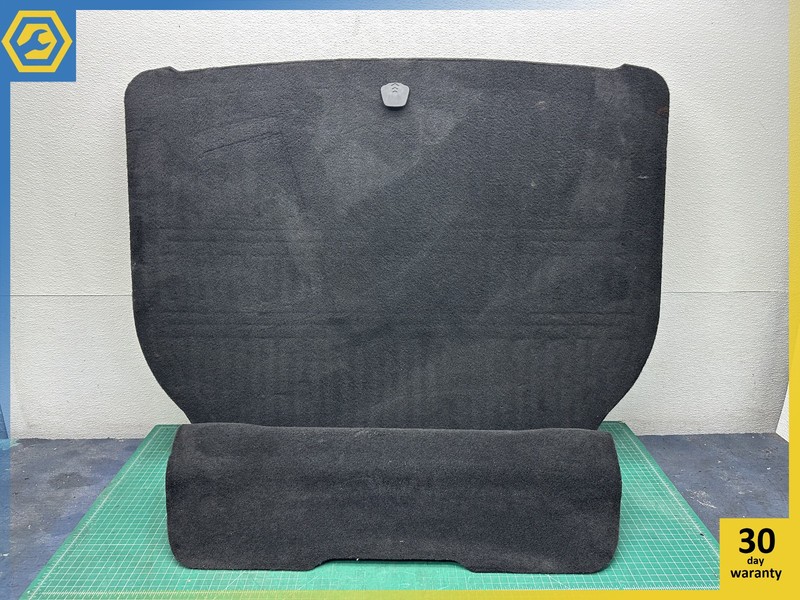 10-19 JAGUAR XJ XJR REAR TRUNK CARGO SPARE FLOOR CARPET COVER MAT BLACK OEM