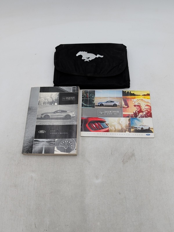 2015 MUSTANG Original User Guide Owners Manual Quick Reference Guide W/ Case