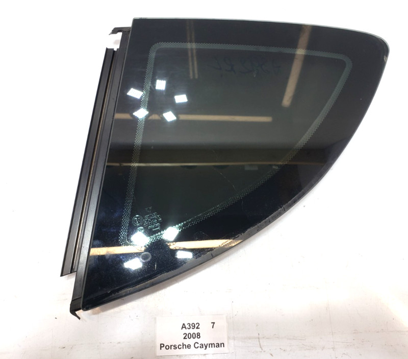 ✅ 06-12 OEM Porsche Cayman S 987 Rear Left Driver Side Quarter Window Glass Tint