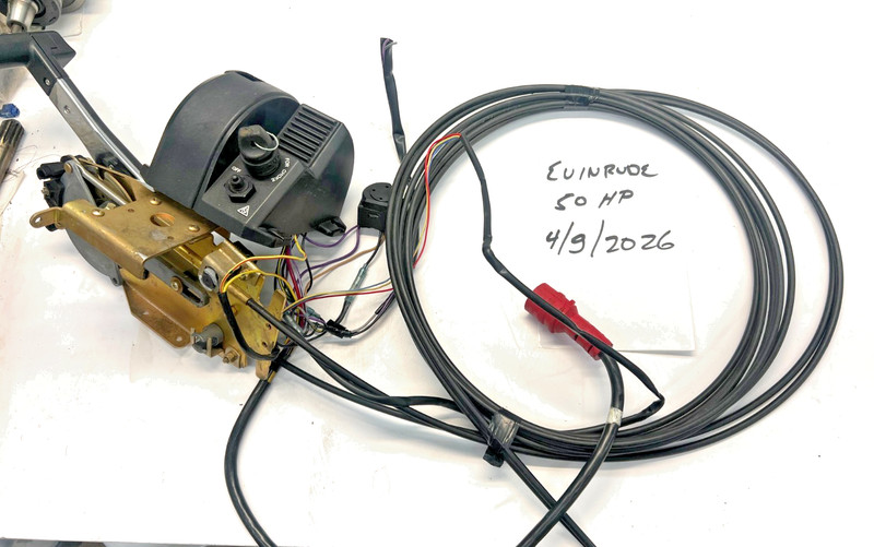 OMC Johnson Evinrude Top mount Binnacle Remote ControlW/ 8' CABLES FRESHWATER!