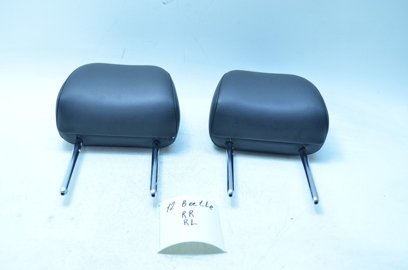 12-19 VOLKSWAGEN BEETLE REAR LEFT / RIGHT SEAT HEADREST SET OEM