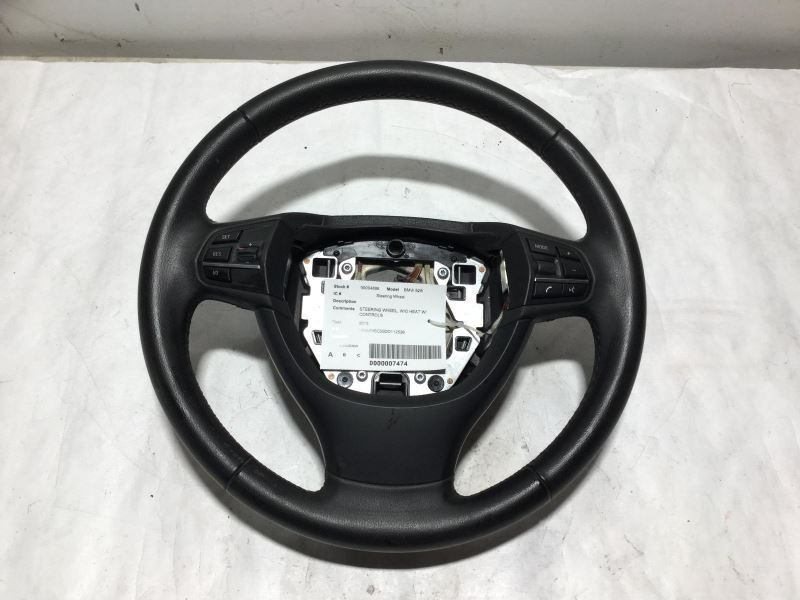 2013-2016 BMW 528I STEERING WHEEL W/CONTROLSW/O HEAT 76K 9070