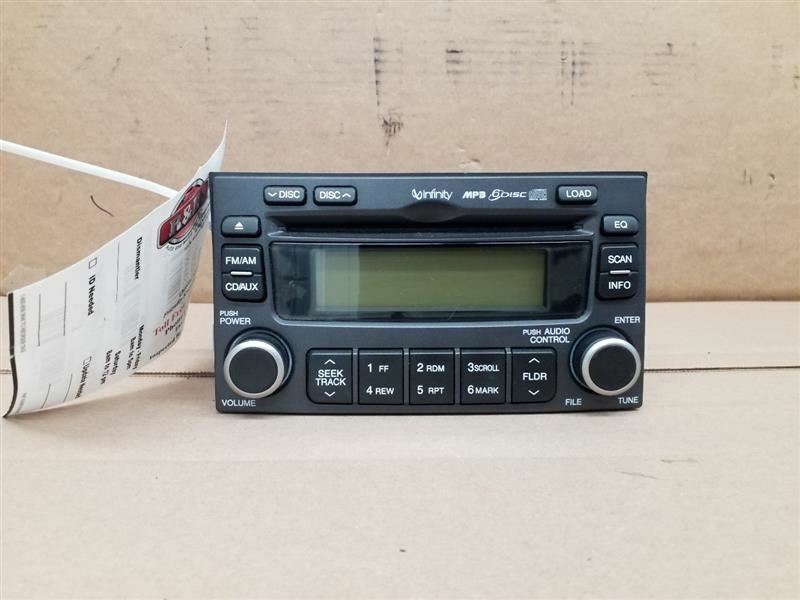 Audio Equipment Radio Receiver AM-FM-6 CD-MP3-EQ Fits 08 MAGENTIS 244198
