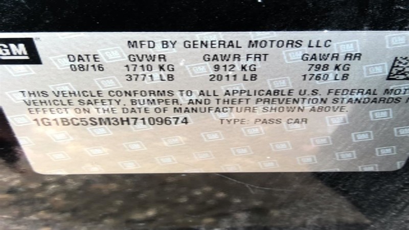 AC Compressor Fits 16-18 CRUZE 1564945