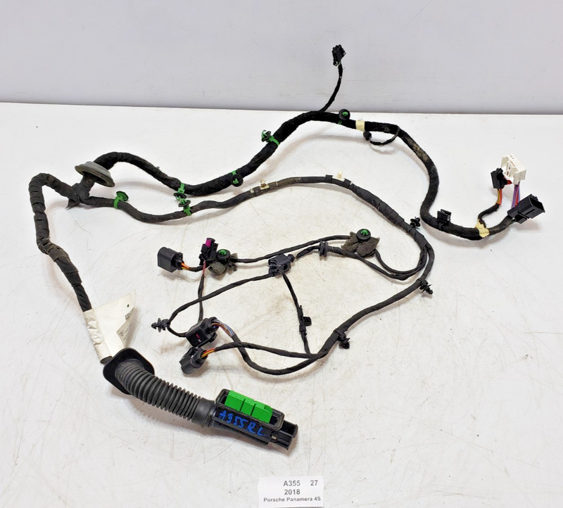 ✅ 17-23 OEM Porsche Panamera 4S 971 Rear Left Driver Side Door Wiring Harness