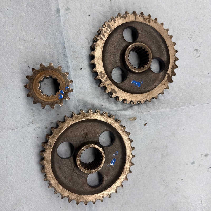 1970’s Polaris Colt 340 Vintage Snowmobile chain case Misc sprockets