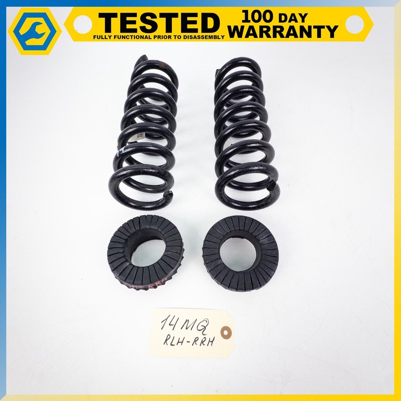 14-19 MASERATI QUATTROPORTE GHIBLI REAR LEFT RIGHT COIL SPRING SET OEM