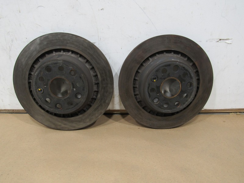 13-17 Lexus LS460 2014 Rear Right Left Brake Disc Rotor Set Pair >