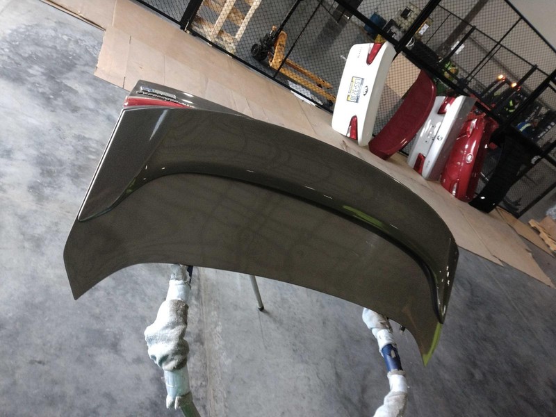 2013 Ford Fusion Deck Lid Trunk Lid Grey OEM Used 318179 156K Miles