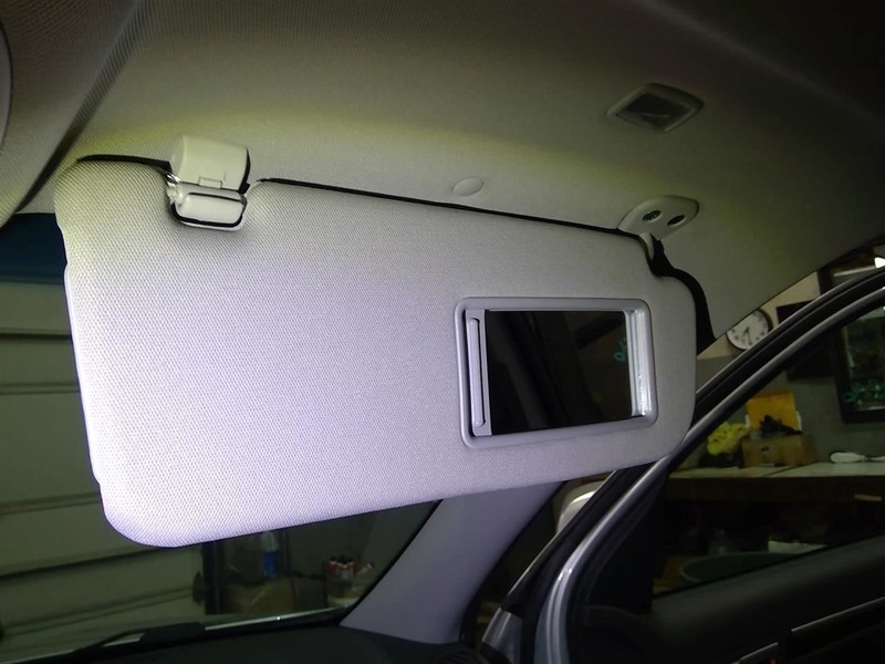 Passenger Sun Visor Roof Illuminated With Sunroof Fits 10-12 SANTA FE 1766169