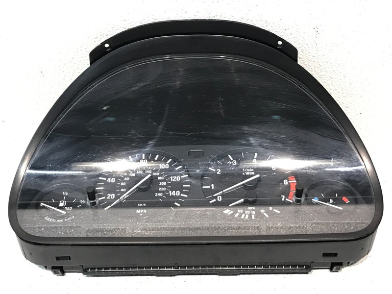 01-03 BMW X5 3 Plug Connector Instrument Gauge Cluster MPH Speedometer 174k Mile