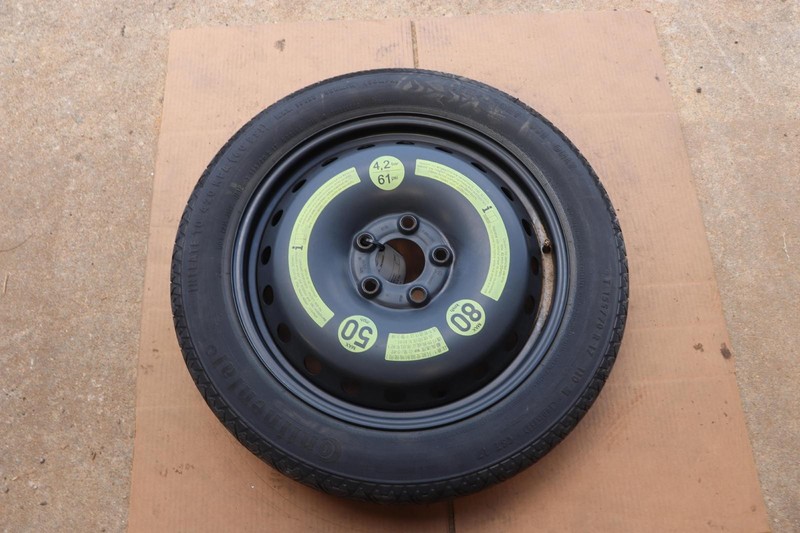 2010-2013 MERCEDES E-CLASS E350 W212 SPARE WHEEL CONTINENTAL 155/70 R17 110M OEM