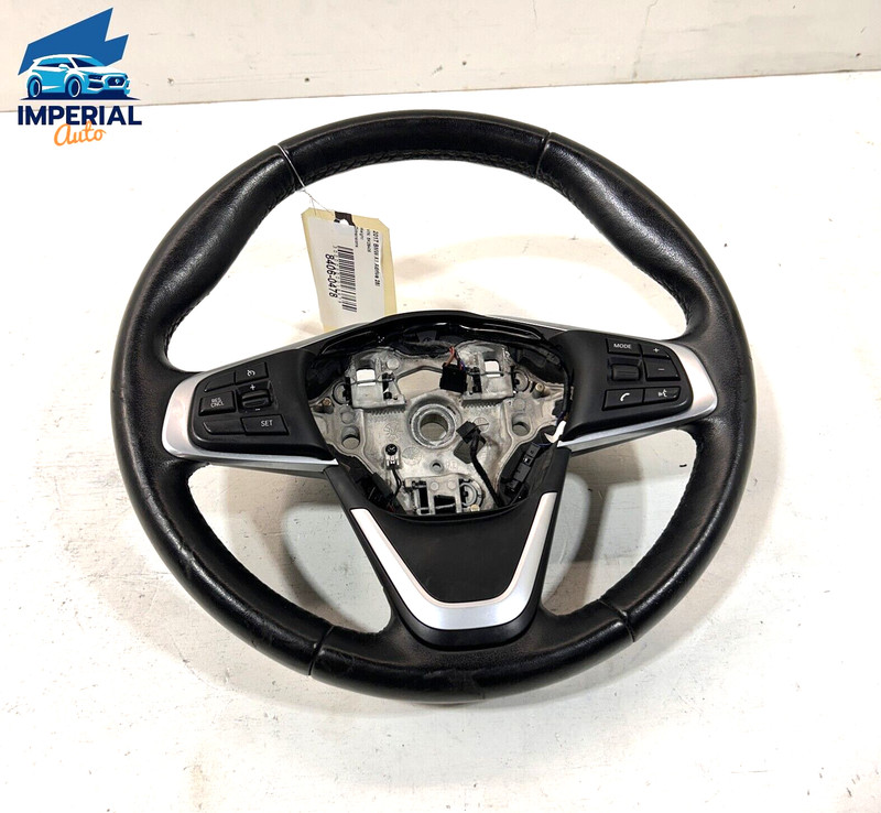 16-22 BMW X1 F48 SPORT LEATHER STEERING WHEEL & SWITCHES OEM
