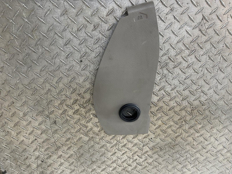 03-07 Hummer H2 Left Driver Dashboard End Fuse Box Cover Panel Tan