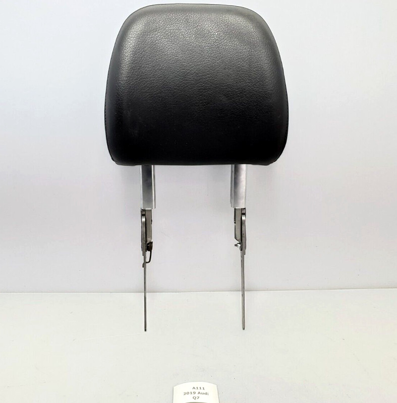 ✅ 17-23 OEM Audi Q7 Front Left Driver Side Seat Headrest Head Rest Leather Black