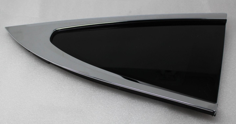 2016-20 OEM Tesla Model X Rear Right Passenger Quarter Window Glass Tint Chrome