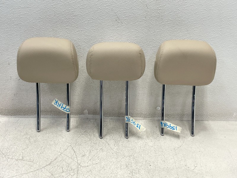 15 16 17 18 Mercedes C300 Rear Left Center Right Headrest Head Rest Set 1599 OEM