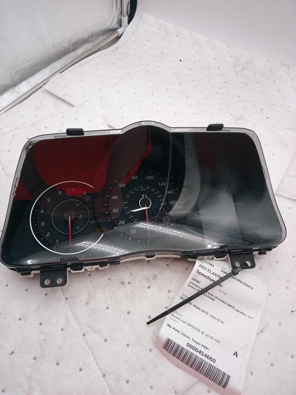 Used Speedometer Gauge fits: 2022 Hyundai Elantra cluster Korea built US market