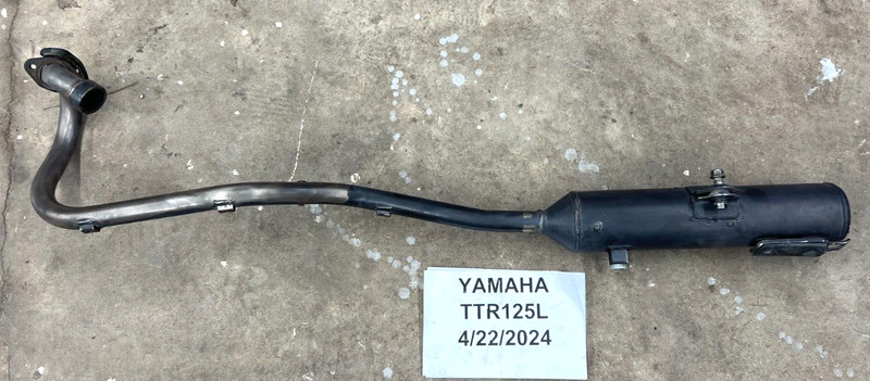 Yamaha Motorcycle TTR-125L Exhaust Pipe 5HP-14711-10-00 2000-2007