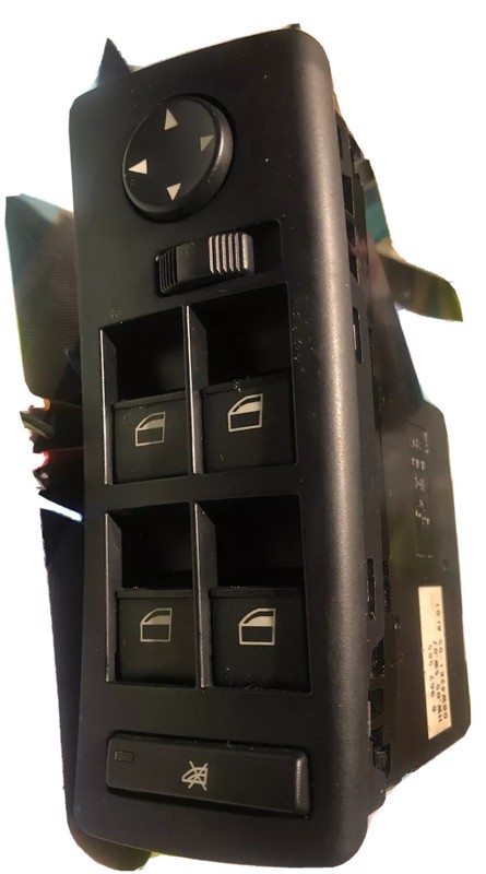 2000 - 2006 BMW E53 X5 MASTER WINDOW SWITCH WITH FOLDING MIRRORS WITH BEZEL