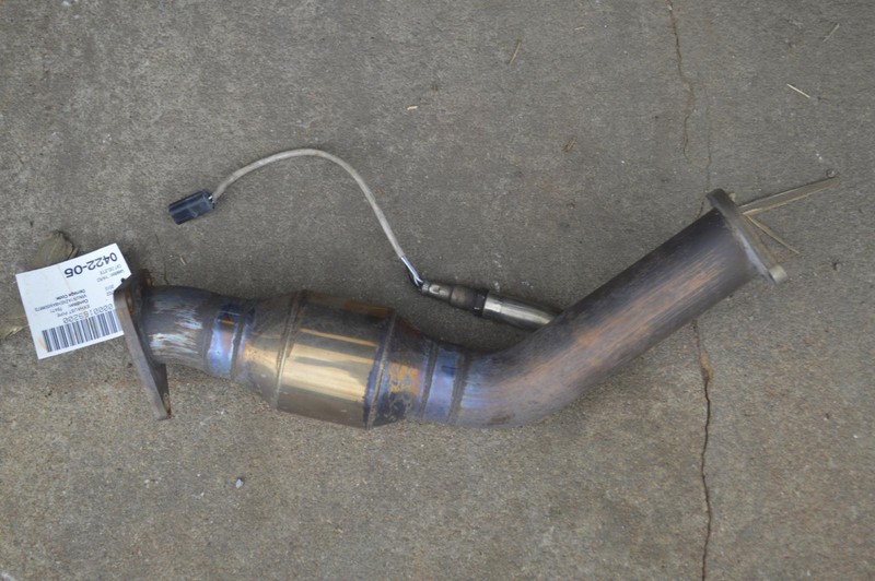 2009-2010 NISSAN 370Z 3.7L MUFFLER EXHAUST MANIFOLD PIPE TUBE W/ SENSOR OEM