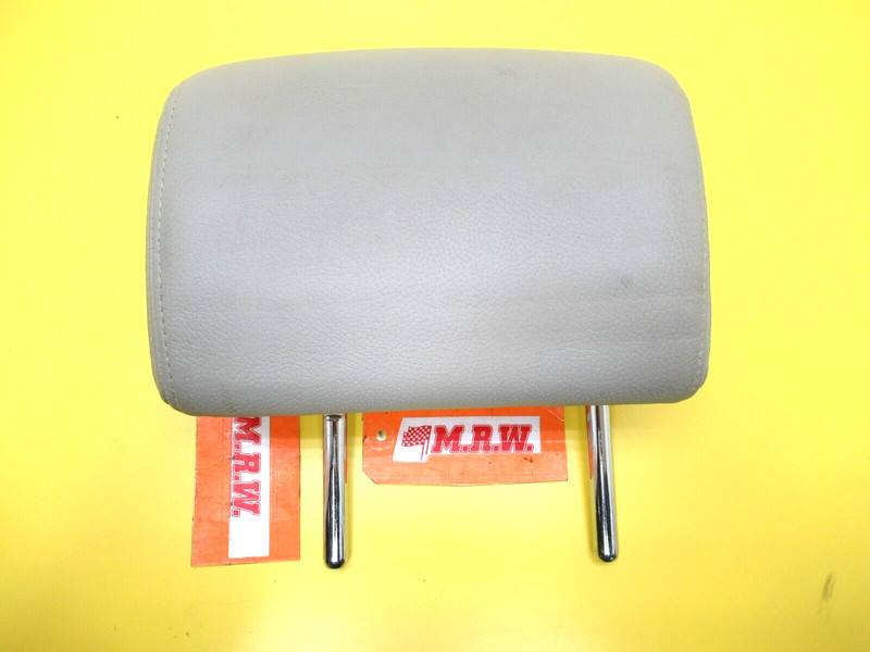 SEAT HEADREST BACK REAR UPPER Passenger Side R CREAME LEATHER oem 03-07 SAAB 9-3