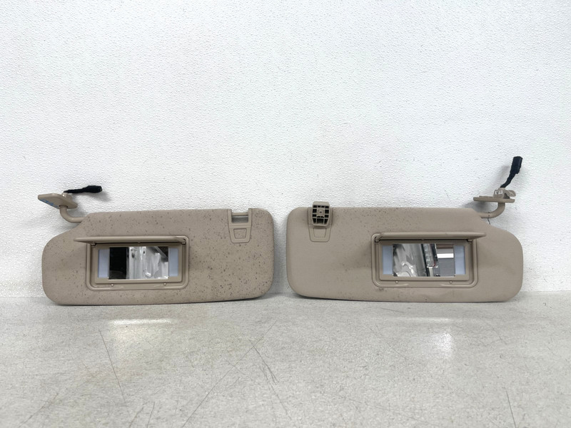 ⭐2020-2024 LINCOLN AVIATOR UPPER LEFT & RIGHT SUN VISOR SHADE BEIGE OEM LOT2682