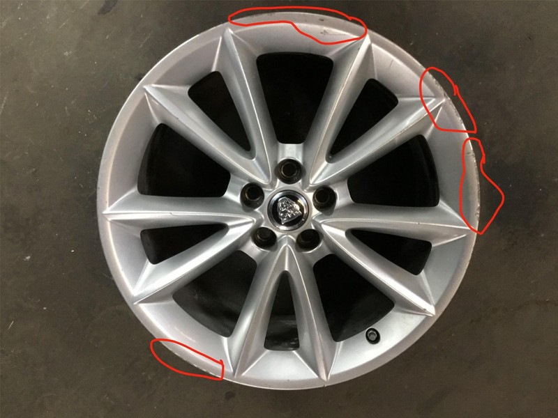 Jaguar XK Wheel Rim 19 Inch 8.5x19 w/ TPMS 10 11 12 13 14 15 |:A