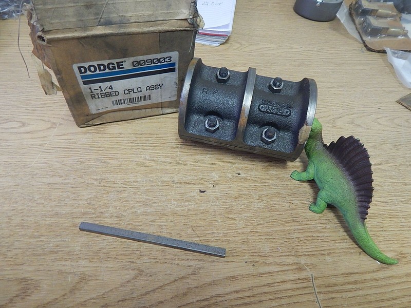 Dodge 009083 Ribbed Coupling Assembly 1-1/4" J204 *FREE SHIPPING*