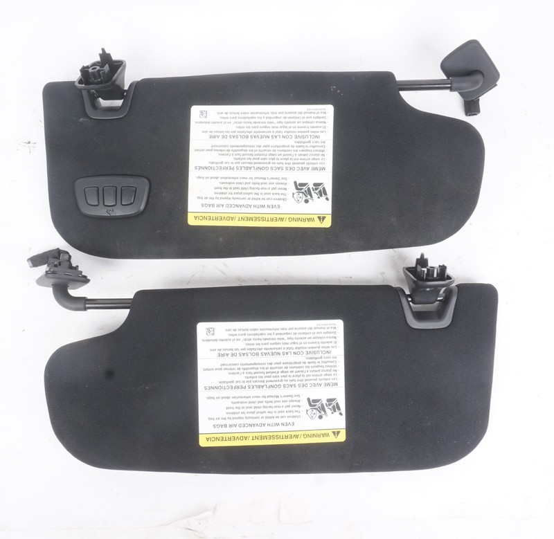 2017 - 2020 Lincoln Continental Left And Right Windshield Sun Visor Set OEM