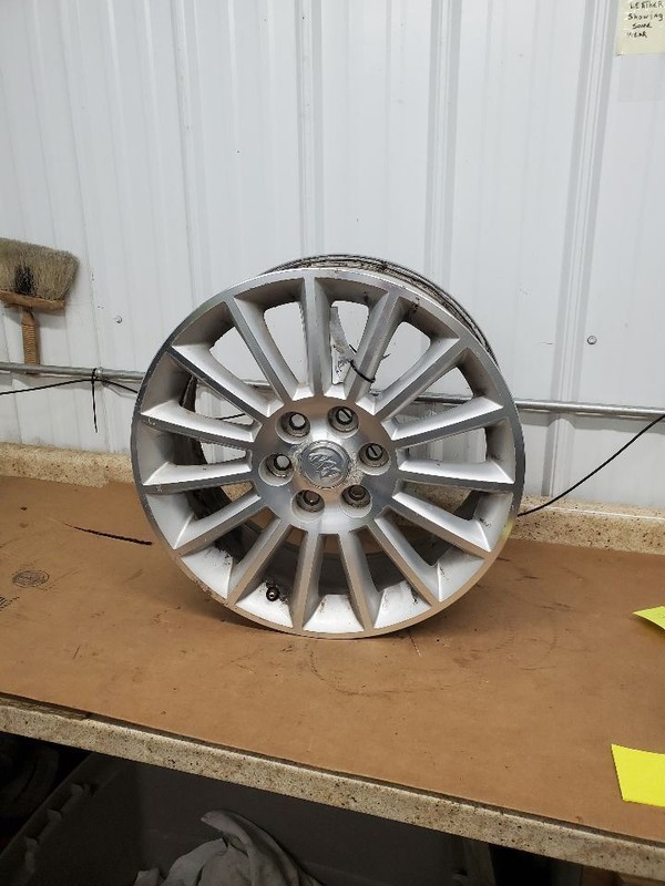 Wheel 19x7-1/2 15 Spoke Bright Finish Opt P64 Fits 08-12 ENCLAVE 291363