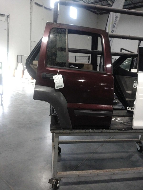 2004 Jeep Liberty Rear Right Door Maroon OEM Used 53K Miles - NJ25-18864-466779