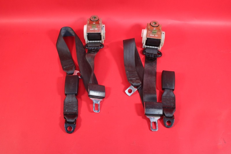 1993-2002 FIREBIRD/CAMARO SEATBELT BUCKLES SET BLACK OEM REAR ONLY *USED*