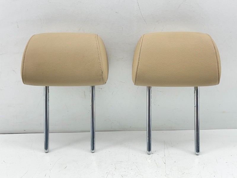 10-16 BMW 528i SERIES FRONT DRIVER PASSENGER HEADREST SET OEM