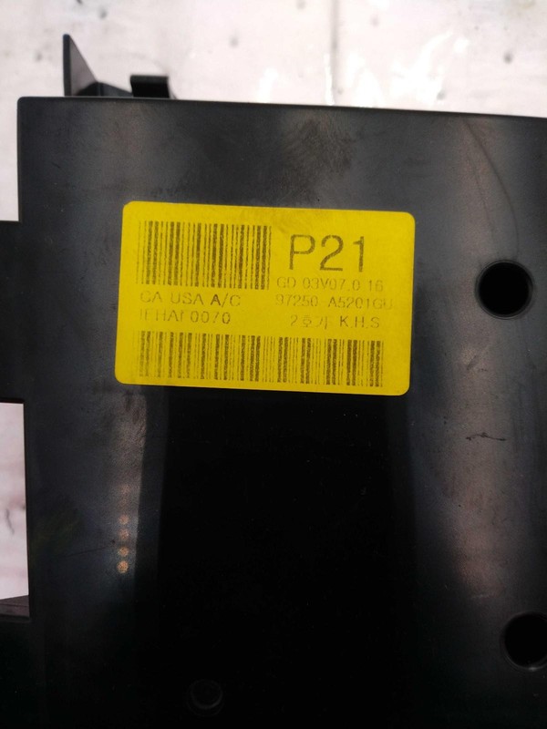 2013 Hyundai Elantra A/C Selector Switch OEM Silver 97250A5200 117k Miles