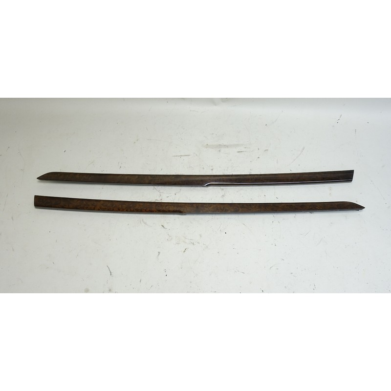 2009-2015 BMW F01 F02 7-Series Front Center Console Wood Trim Strips Walnut OEM