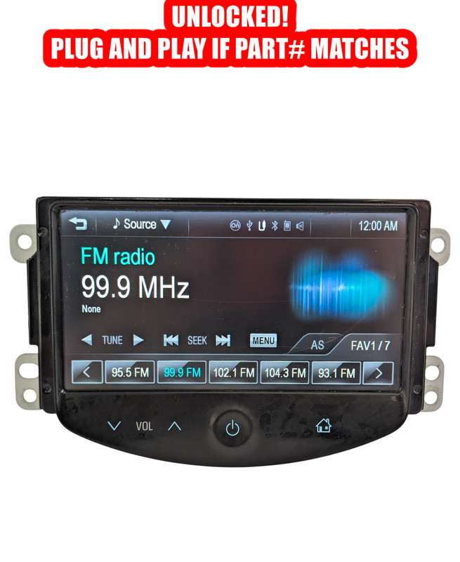 UNLOCKED | 13-16 Sonic Spark Trax 7" MyLink Radio Receiver Display Screen OEM