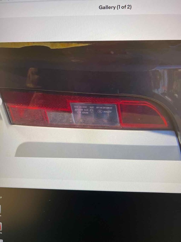 Tail Light Assembly BMW I3 Right 14 15 16 17 18 19 20