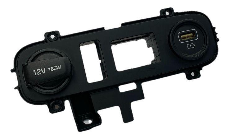 Hyundai Sonata center console 20 23 power outlet & usb charger trim 96125L1000