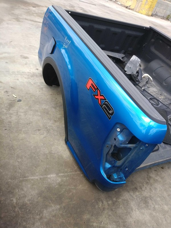 2021 Ford Ranger Truck Bed Assembly Blue OEM 5 Box 670215 96K Miles