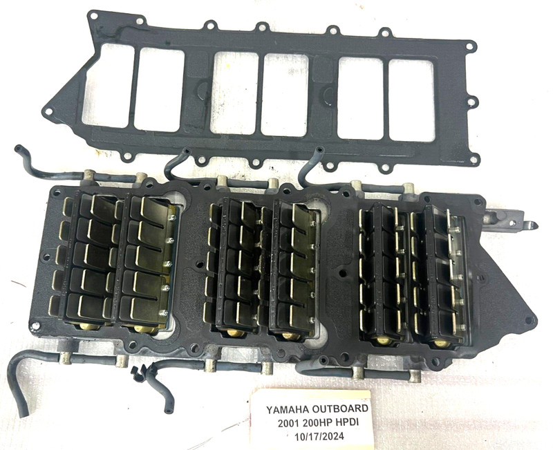 YAMAHA OUTBOARD Z200TXRC HPDI REED VALVE CAGE SET 65L-13610-01-00 FRESHWATER!