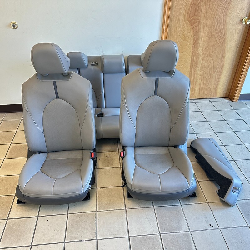 2021 TOYOTA CAMRY FRONT & REAR SEATS LEATHER GRAY COMPLETE SET OEM OEM
