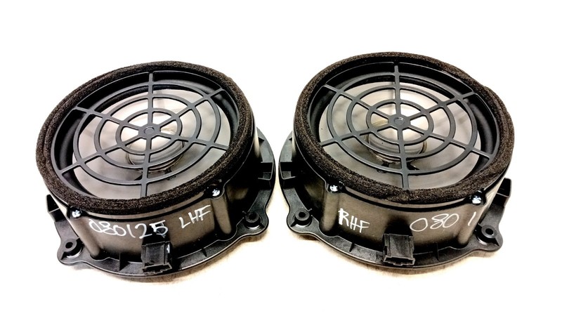 07-15 AUDI 4L Q7 SPEAKER FRONT LEFT DRIVER RIGHT PASSENGER BOSE SET OEM 080125